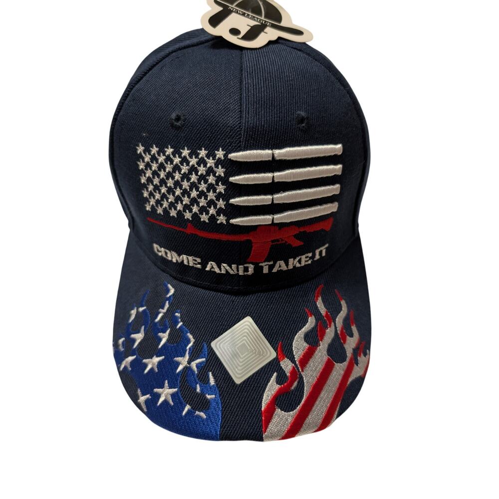 New League "Come and Take It" Latching Strap Hat New With Tags